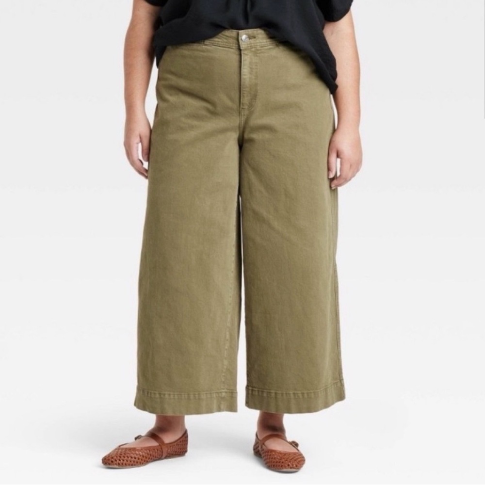 NWT Ava and Vic Jeans High Rise Wide Leg